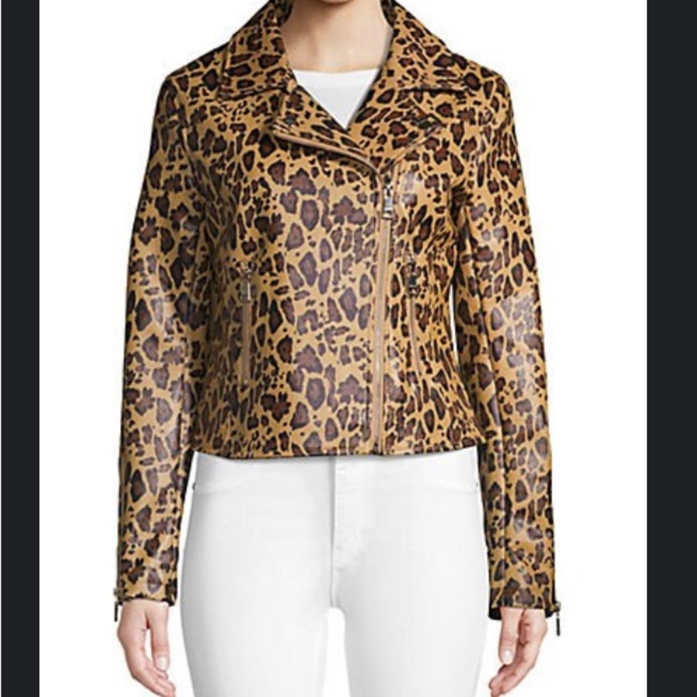 Vigoss cheetah moto jacket (L) NWT